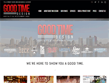 Tablet Screenshot of goodtimedesignsd.com